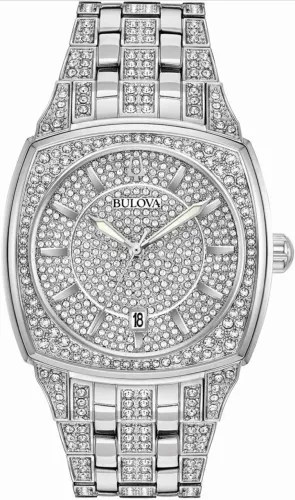 Relogio Bulova Crystal Phantom 3 Com Caixa Acolchoad