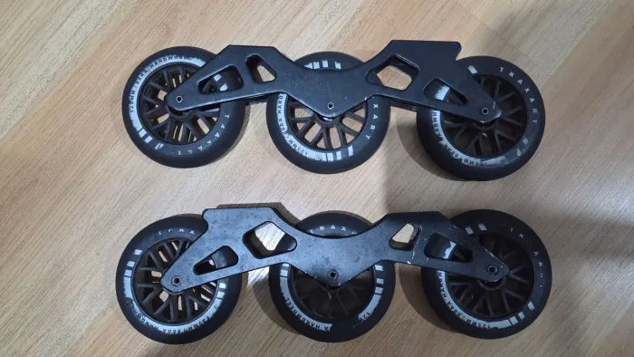 Base para patins 3x125 traxart (com as rodas)