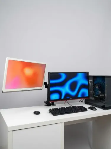 Monitores + Suporte articulado