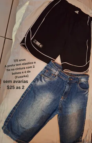 LOTINHO MASCULINO 7/8 ANOS