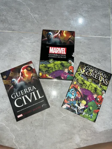 Box Marvel: Guerra Civil + Guerras Secretas