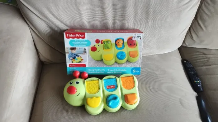 Brinquedo Lagarta Surpresa Fisher Price