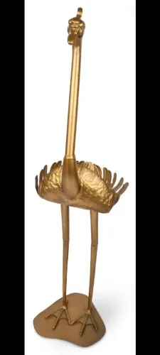 Pato dourado decorativo