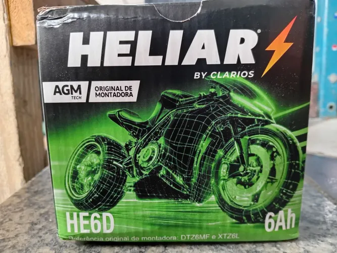 Heliar 6Ah bateria moto