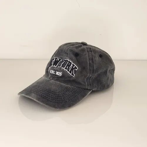 Boné New York City cinza jeans