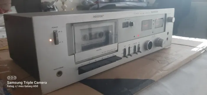 Amplificador,Receiver e tape deck(QUERO 500 EM TUDO)