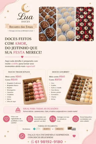 Doces para Festas e Eventos