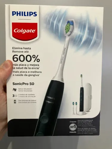 Philips Colgate Escova de Dente Elétrica SonicPro 50 Nova Lacrada