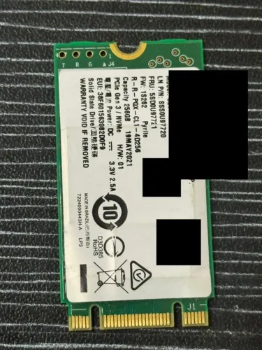 SSD M.2 NVMe SSSTC 256GB Formato Curto 2242 - Funcionando