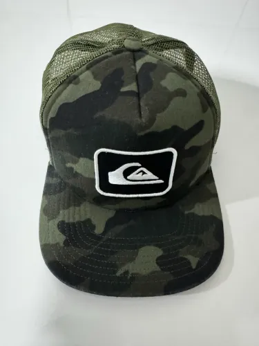 Boné Quiksilver Trucker Camuflado Original - Usado