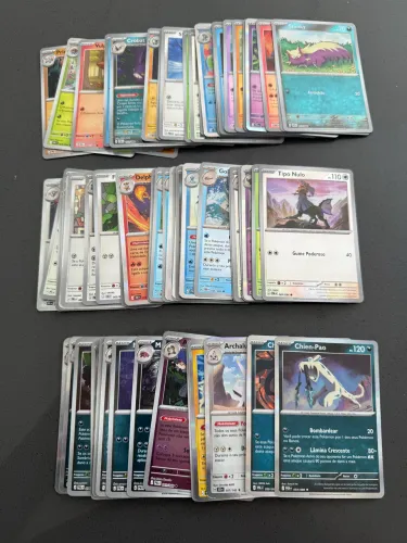 Lote 114 Cartas Pokémon Originais - Sem Repetição - Português