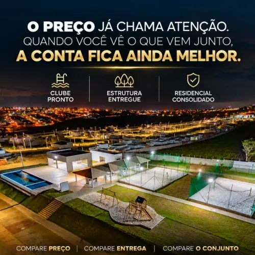 Lotes à venda no Condomínio Flor de Maria