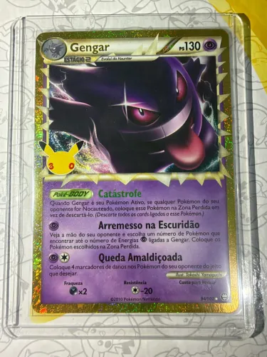 Gengar (94/102) coleção clássica Celebração de 30 anos de Pokémon.
