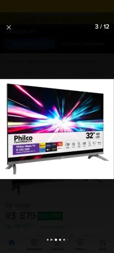 Tv Philco smart 32 p Roku