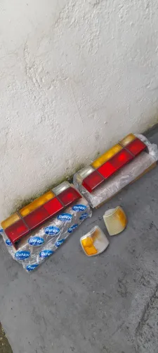 Conjunto de lanternas e piscas gol quadrado