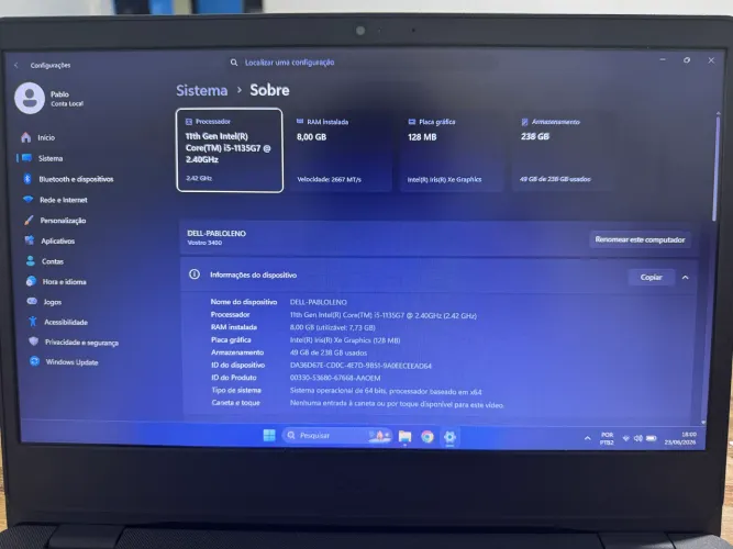DELL VOSTRO 3400