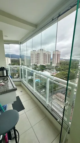 Premium Home Flex - Apartamento com varanda gourmet próximo ao Mogi Shopping