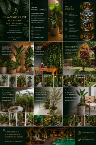 Paisagismo + Manutenção de Jardins | Bônus para 1º Cliente ?