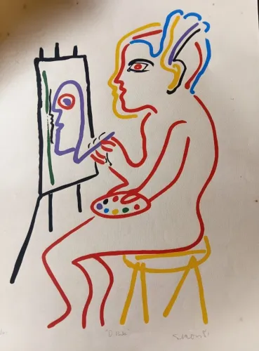 Obra de arte Siron Franco - serigrafia