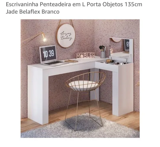 Penteadeira em L