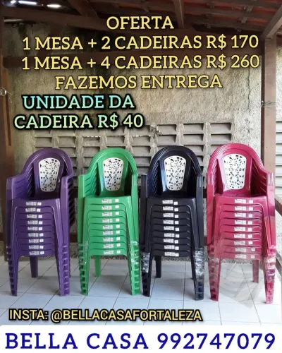 CADEIRA DE PLASTICO