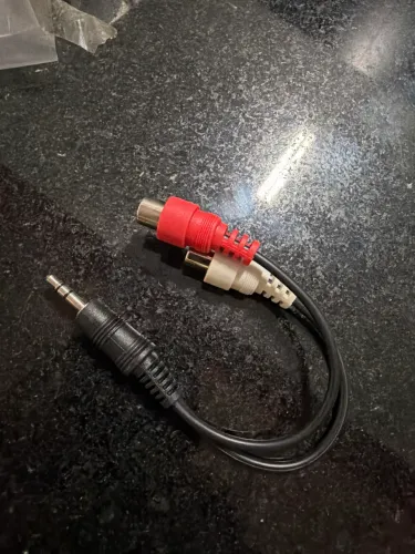 Cabo Adaptador P2 Macho 3,5mm X Rca Fêmea - Original Curto