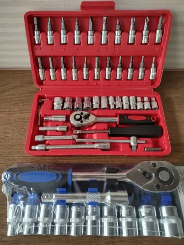 (R$ 115 no Pix) 2 Catracas+Bits+Adaptadores+Soquetes 4 até 22mm
