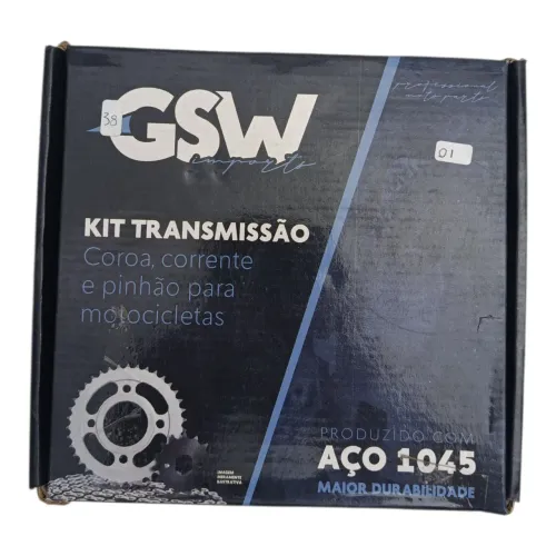 Kit Transmissão Gsw Imports Honda BIZ 100 2013