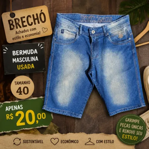 Bermuda Masculina Tamanho 40