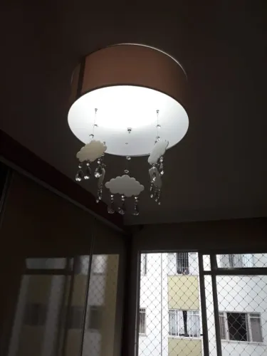 Plafon Nuvem Cristal