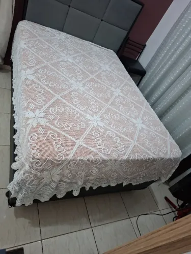 Colcha Crochê Casal