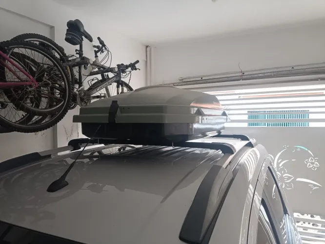 Bagageiro de teto moto bul 370 litros