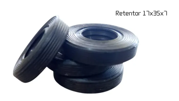 KIT 10 RETENTORES 17X35X10 COM MOLA