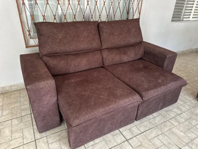 Sofa retrátil e reclinavel- ENTREGO!