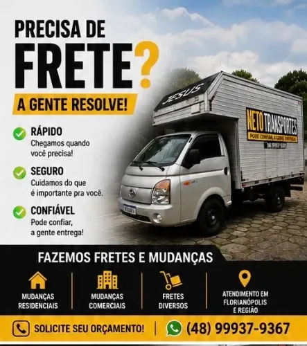 FRETE RÁPIDO PREÇO JUSTO