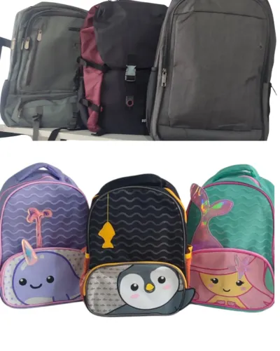 lote de mochilas