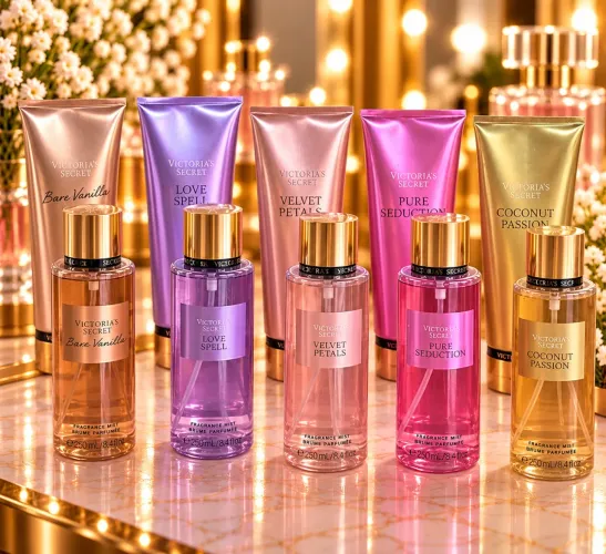 Kit hidratante e Body Splash Victoria Secret