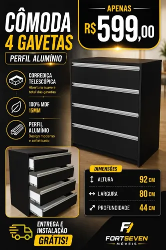 Cômoda mdf