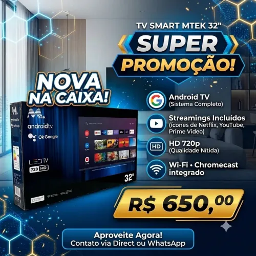 TV NOVA NA CAIXA