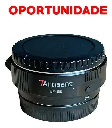 Adaptador de Lente projetado para montagens Canon EF para câmeras Sony E - 7Artisans EF-SE