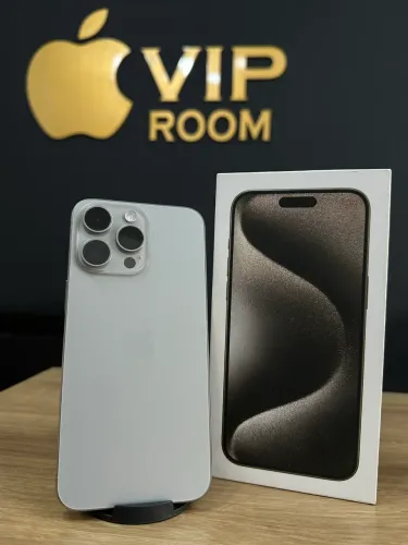 iPhone 15 Pro Max 256gb natural semi novo impecável