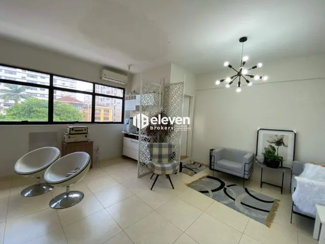 Sala comercial com 2 salas à venda na Avenida Affonso Penna, 299, Boqueirão, Santos