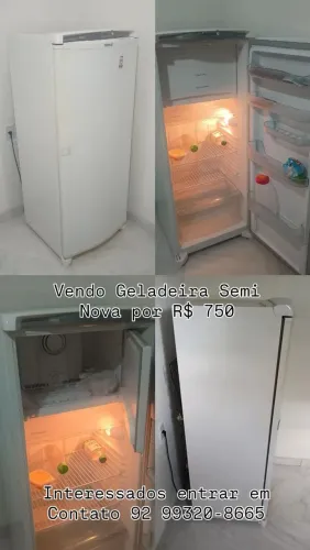 Vendo Geladeira Cônsul 1 Porta 300L