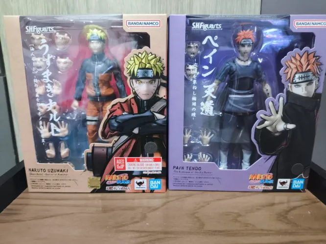 Action figure Naruto Sage mode e Pain Sh figuarts 