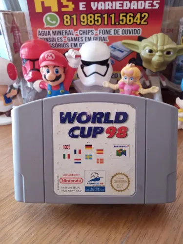 Vendo cartucho original EUROPEU do World Cup 98 para o Nintendo 64 !