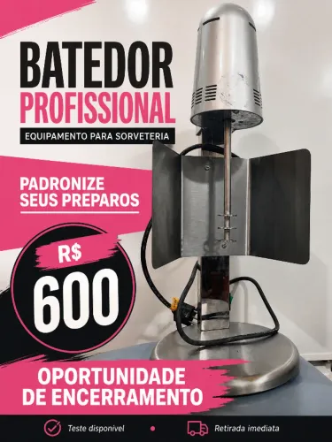 Batedor Spinner - Sorvete/sucos