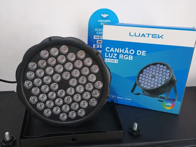 Canhão de festa 54 Leds RGB / OFERTA IMBATÍVEL 