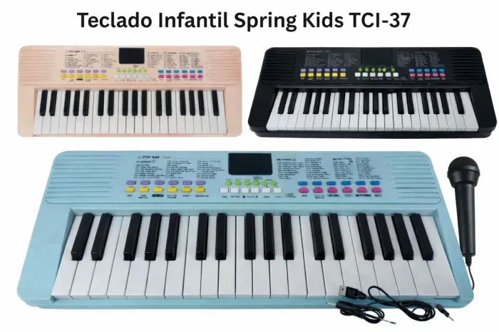 Teclado Musical Infantil Spring Kids TCI-37