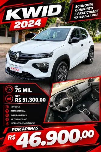 Renault Kwid Zen 1.0 Flex 12V 5P Mec. 2024