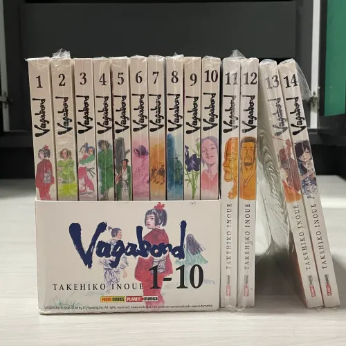 Box mangá Vagabond 1 ao 10 + 11 ao 14